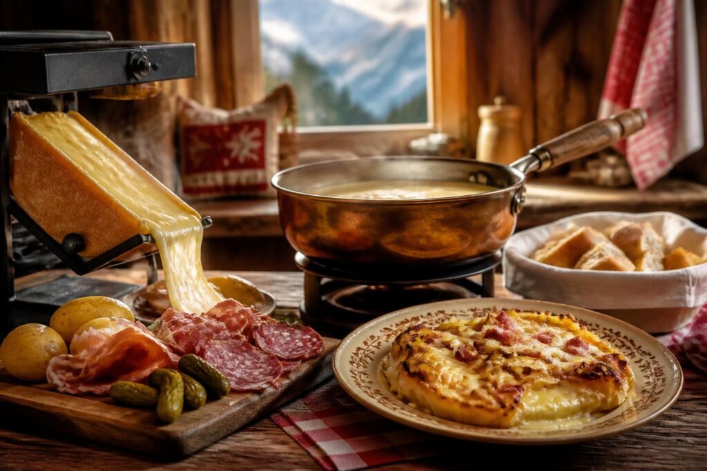 découvrez toutes les spécialités savoyardes incontournables : recettes, conseils et astuces pour réussir raclette, fondue et tartiflette. le guide complet pour savourer la montagne chez vous.