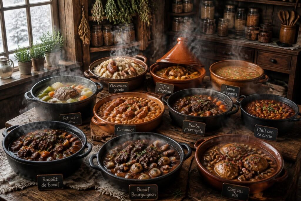 découvrez 10 plats mijotés réconfortants parfaits pour les froides soirées d'hiver, pour savourer chaleur et saveurs authentiques.