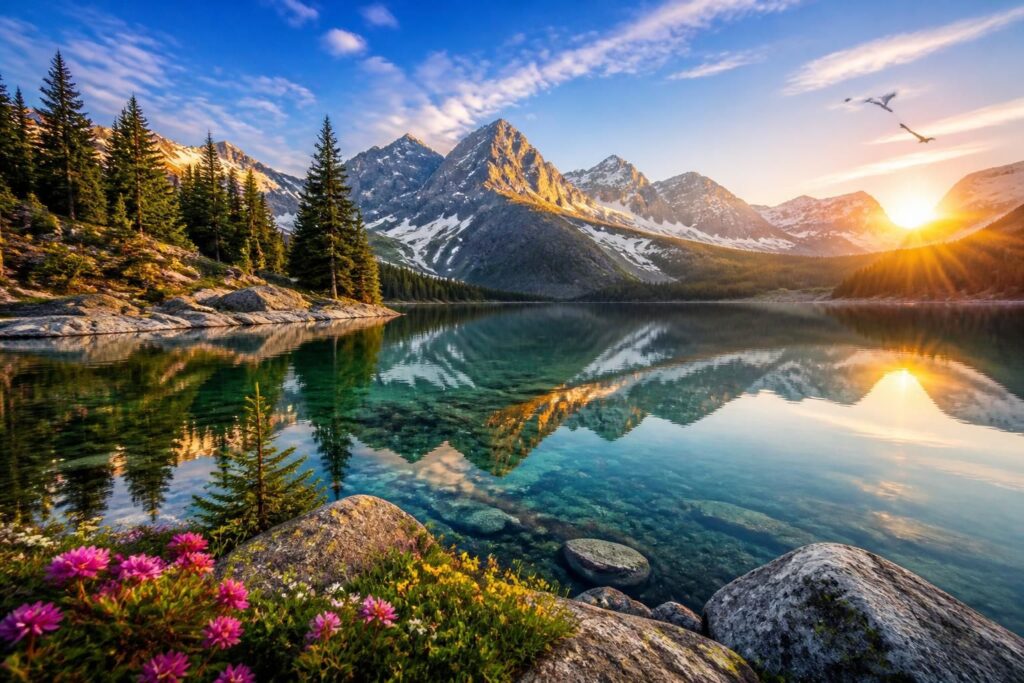 découvrez les plus beaux lacs de montagne des alpes, des paysages naturels époustouflants parfaits pour la randonnée, la détente et la photographie.