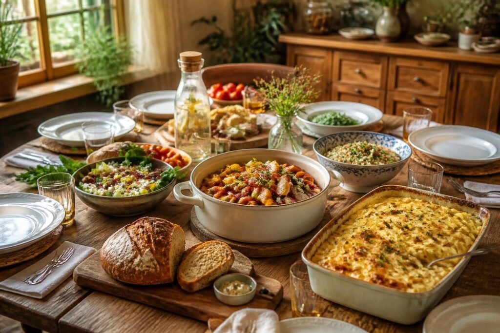 découvrez des plats uniques conviviaux, parfaits pour recevoir vos invités sans stress et partager des moments chaleureux en toute simplicité.