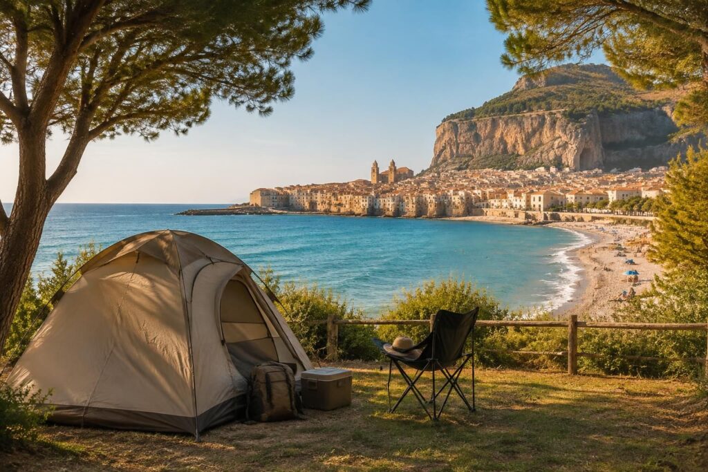 découvrez où camper à cefalù, en sicile : choisissez un emplacement près de la mer et profitez des plages, du soleil et de paysages magnifiques.