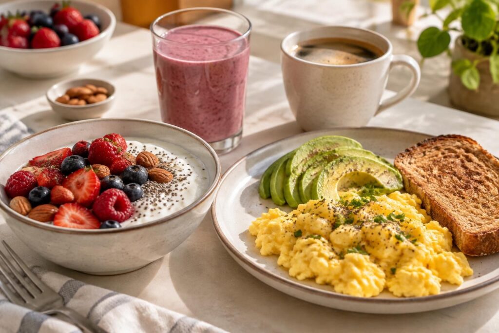 Petit déjeuner protéiné : recettes rapides et équilibrées pour bien démarrer